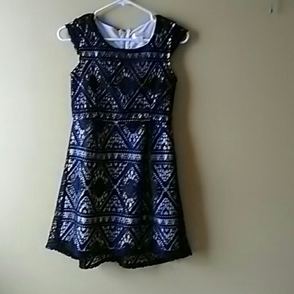 Black and white dress